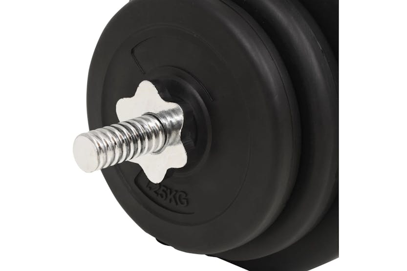 vidaXL 91400 Barbell And Dumbbell Set 30 Kg vidaXL 91400 Barbell And Dumbbell Set 30 Kg