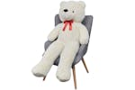 vidaXL 80099 Xxl Soft Plush Teddy Bear Toy White 135cm vidaXL 80099 Xxl Soft Plush Teddy Bear Toy White 135cm