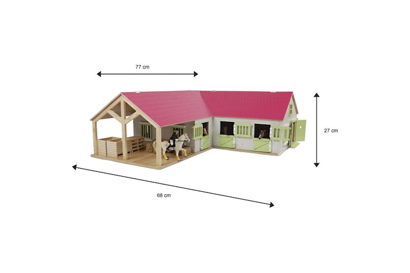 Kids Globe 432414 Horse Stable 1:24 Pink Kids Globe 432414 Horse Stable 1:24 Pink