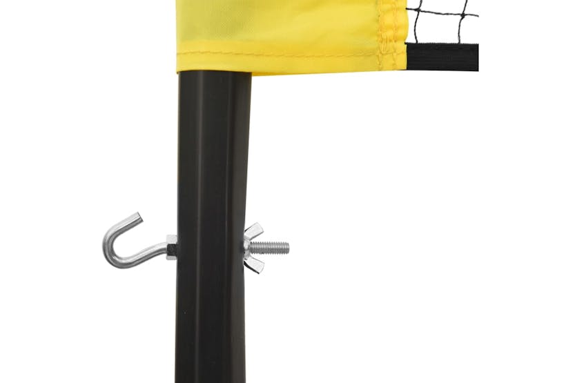 vidaXL 93744 Volleyball Net Yellow And Black 823x244cm Pe Fabric vidaXL 93744 Volleyball Net Yellow And Black 823x244cm Pe Fabric