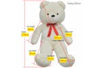 vidaXL 80146 Teddy Bear Cuddly Toy Plush White 170cm vidaXL 80146 Teddy Bear Cuddly Toy Plush White 170cm
