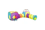 vidaXL 3107755 Children Play Tent With 250 Balls Multicolour 190x264x90cm vidaXL 3107755 Children Play Tent With 250 Balls Multicolour 190x264x90cm