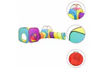 vidaXL 3107756 Children Play Tent With 250 Balls Multicolour 190x264x90cm vidaXL 3107756 Children Play Tent With 250 Balls Multicolour 190x264x90cm