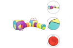 vidaXL 3107756 Children Play Tent With 250 Balls Multicolour 190x264x90cm vidaXL 3107756 Children Play Tent With 250 Balls Multicolour 190x264x90cm