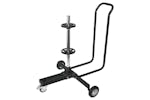 Carpoint 439322 Mobile Wheel Stand With Cover Aluminium Black Carpoint 439322 Mobile Wheel Stand With Cover Aluminium Black