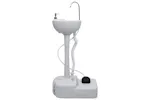 vidaXL 3081894 Portable Camping Handwash Stand With Tent 20 L vidaXL 3081894 Portable Camping Handwash Stand With Tent 20 L