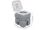 vidaXL 3154914 Portable Camping Toilet And Handwash Stand Set With Water Tank vidaXL 3154914 Portable Camping Toilet And Handwash Stand Set With Water Tank