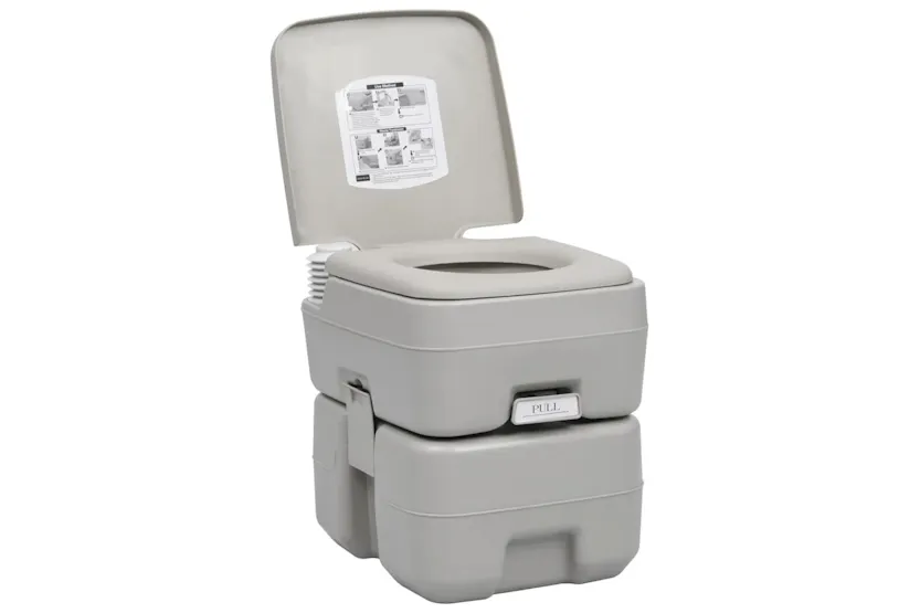 vidaXL 3154911 Portable Camping Toilet And Handwash Stand Set With Water Tank vidaXL 3154911 Portable Camping Toilet And Handwash Stand Set With Water Tank
