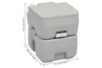 vidaXL 3154911 Portable Camping Toilet And Handwash Stand Set With Water Tank vidaXL 3154911 Portable Camping Toilet And Handwash Stand Set With Water Tank