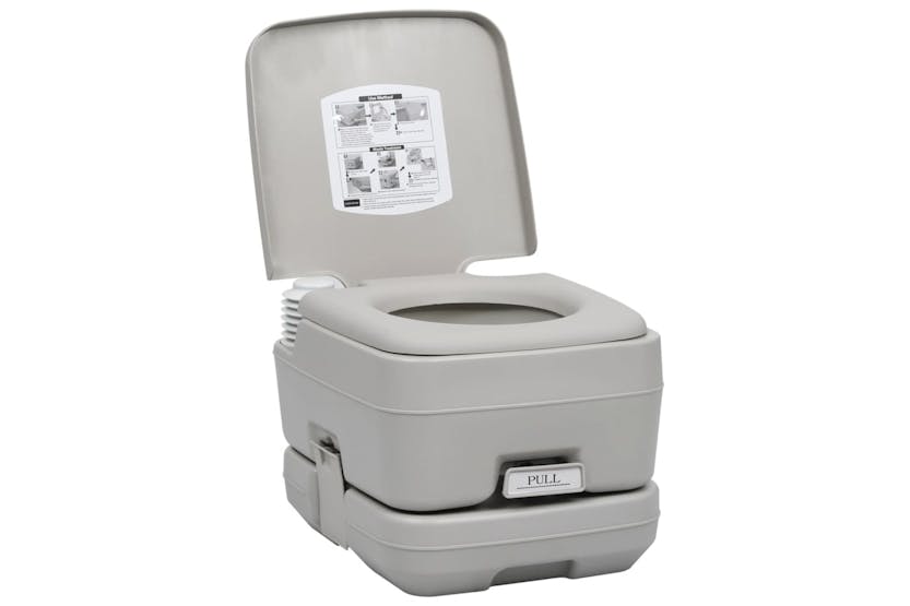 vidaXL 3154908 Portable Camping Toilet And Handwash Stand Set vidaXL 3154908 Portable Camping Toilet And Handwash Stand Set