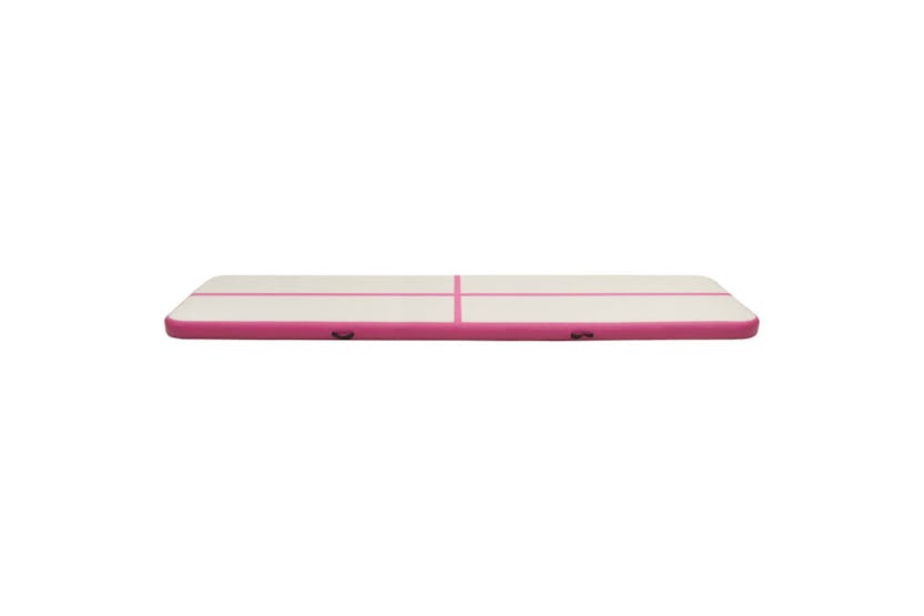 vidaXL 92688 Inflatable Gymnastics Mat With Pump 700x100x20cm Pvc Pink vidaXL 92688 Inflatable Gymnastics Mat With Pump 700x100x20cm Pvc Pink
