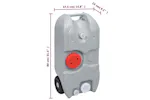 vidaXL 3154906 Portable Camping Toilet And Handwash Stand Set With Water Tank vidaXL 3154906 Portable Camping Toilet And Handwash Stand Set With Water Tank
