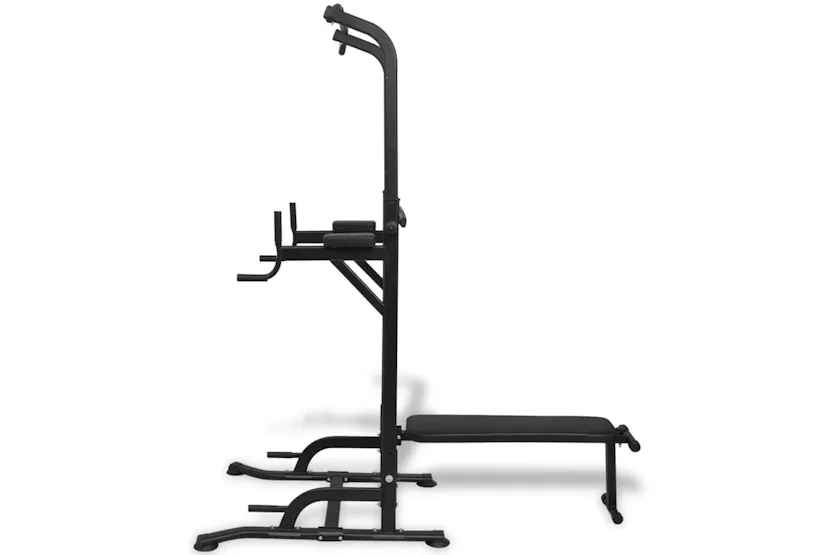 vidaXL 91191 Power Tower With Sit-up Bench vidaXL 91191 Power Tower With Sit-up Bench