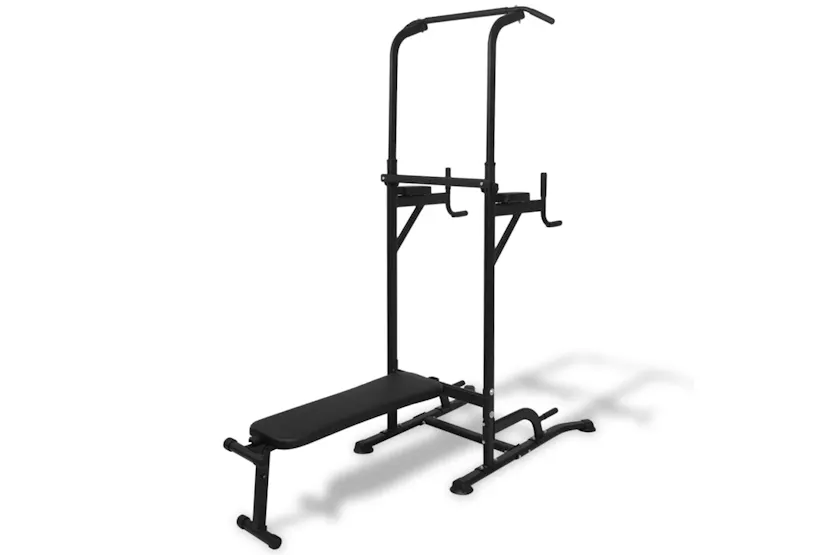 vidaXL 91191 Power Tower With Sit-up Bench vidaXL 91191 Power Tower With Sit-up Bench