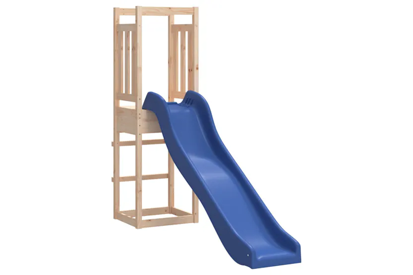 vidaXL 3155942 Playhouse With Slide Solid Wood Pine vidaXL 3155942 Playhouse With Slide Solid Wood Pine