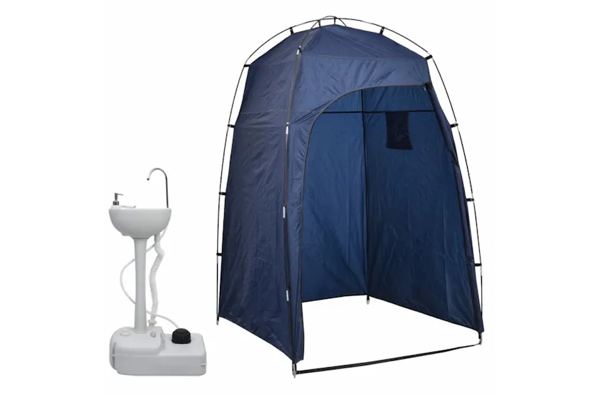 vidaXL 3081893 Portable Camping Handwash Stand With Tent 20 L vidaXL 3081893 Portable Camping Handwash Stand With Tent 20 L