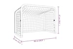 vidaXL 93740 Hockey Goal With Net Red&black 68x32x47cm Steel&polyester vidaXL 93740 Hockey Goal With Net Red&black 68x32x47cm Steel&polyester