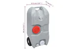 vidaXL 3154912 Portable Camping Toilet And Handwash Stand Set With Water Tank vidaXL 3154912 Portable Camping Toilet And Handwash Stand Set With Water Tank
