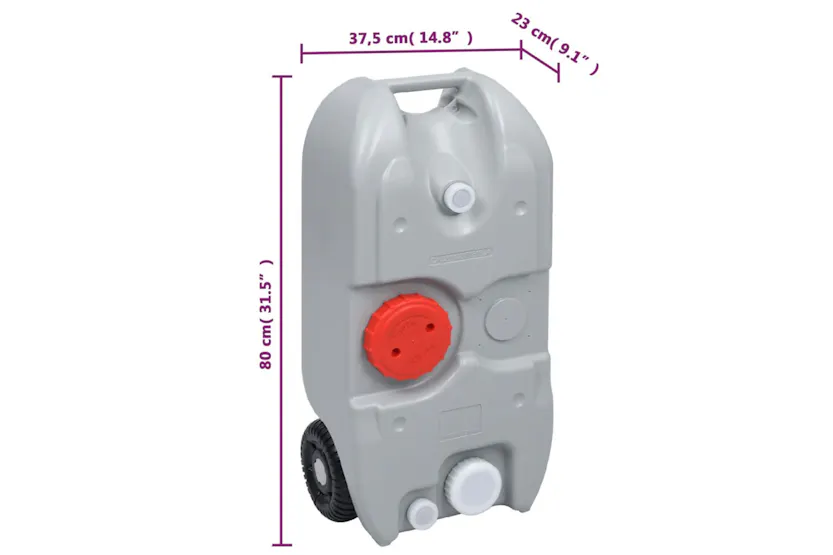 vidaXL 3154912 Portable Camping Toilet And Handwash Stand Set With Water Tank vidaXL 3154912 Portable Camping Toilet And Handwash Stand Set With Water Tank
