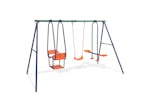 Vidaxl Swing Set With 5 Seats Orange Vidaxl Swing Set With 5 Seats Orange