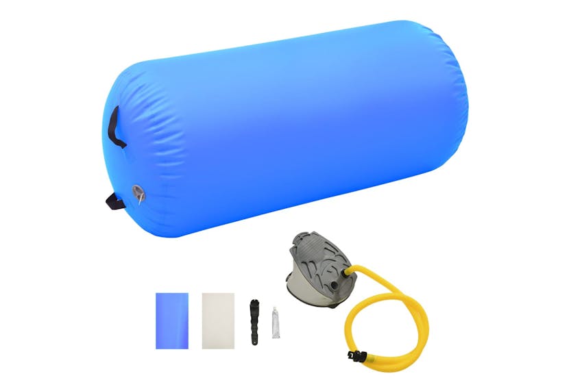 vidaXL 92717 Inflatable Gymnastic Roll With Pump 120x75cm Pvc Blue vidaXL 92717 Inflatable Gymnastic Roll With Pump 120x75cm Pvc Blue