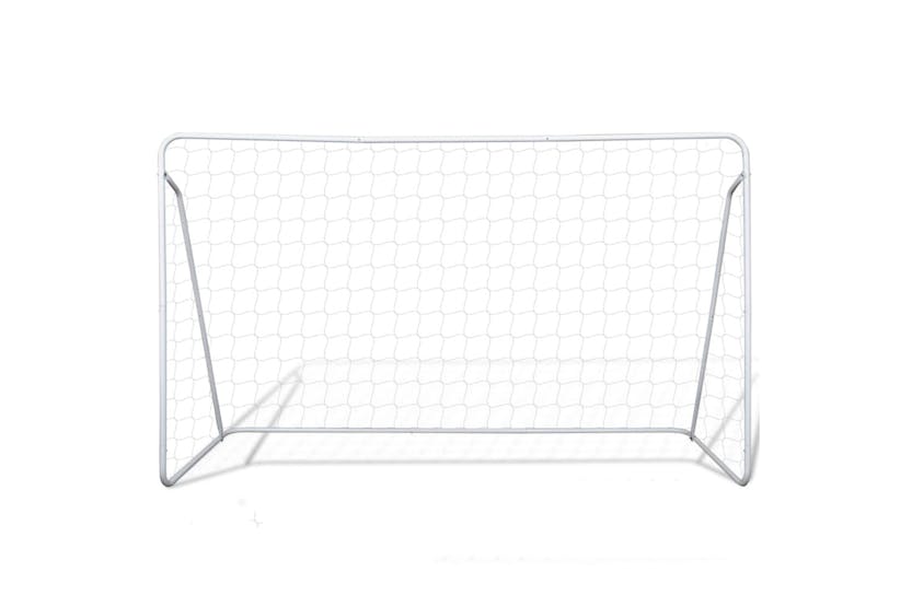 vidaXL 276045 Football Goal Nets Steel 2 Pcs 240x90x150cm vidaXL 276045 Football Goal Nets Steel 2 Pcs 240x90x150cm