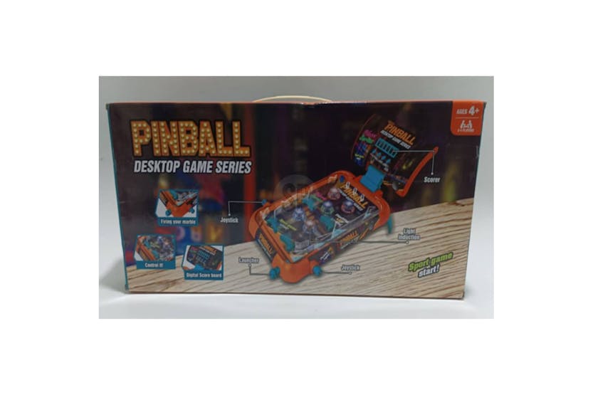 Tender Toys 445925 Desktop Pinball Game 53x26x5 Cm Orange Tender Toys 445925 Desktop Pinball Game 53x26x5 Cm Orange