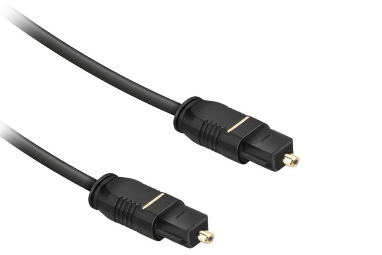 Ekon Toslink Cable with Fibre-optic Connectors | 1.8m