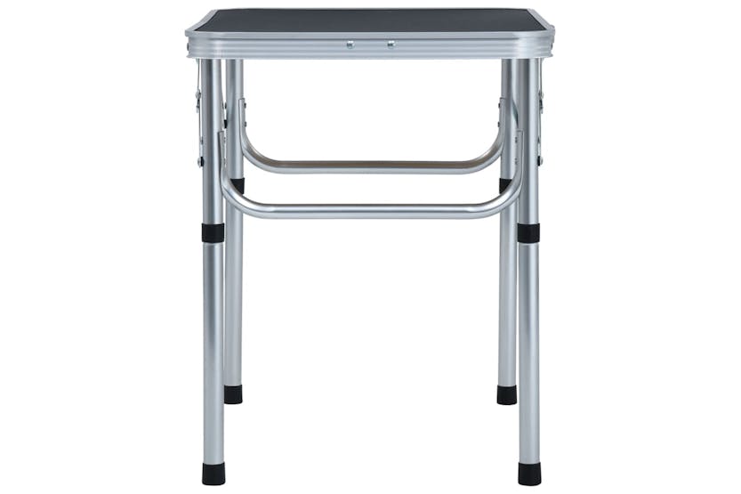 vidaXL 48180 Folding Camping Table Grey Aluminium 60x45cm vidaXL 48180 Folding Camping Table Grey Aluminium 60x45cm