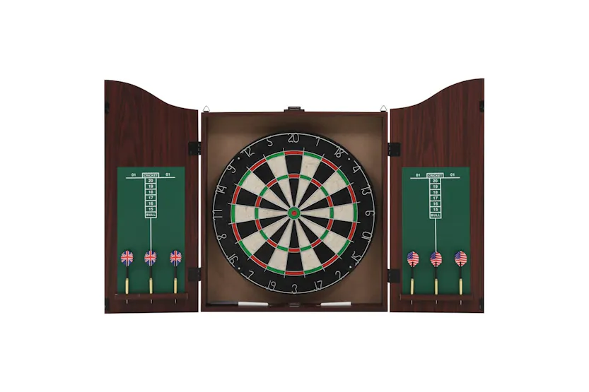 Vidaxl Professional Dart Set With Dartboard And Cabinet Sisal Steel Vidaxl Professional Dart Set With Dartboard And Cabinet Sisal Steel