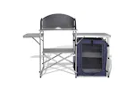 vidaXL 41330 Foldable Camping Kitchen Unit With Windshield Aluminium vidaXL 41330 Foldable Camping Kitchen Unit With Windshield Aluminium