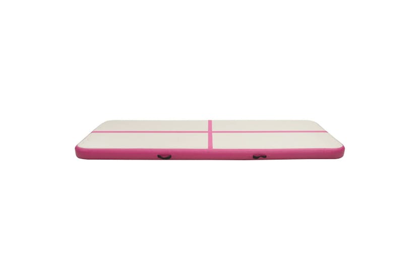 vidaXL 92679 Inflatable Gymnastics Mat With Pump 400x100x20cm Pvc Pink vidaXL 92679 Inflatable Gymnastics Mat With Pump 400x100x20cm Pvc Pink