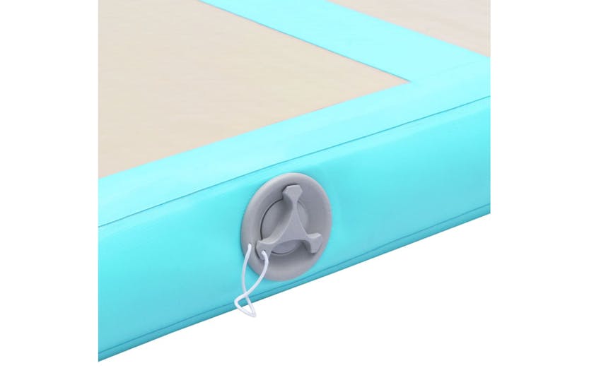 vidaXL 91926 Inflatable Gymnastics Mat With Pump 700x100x10cm Pvc Green vidaXL 91926 Inflatable Gymnastics Mat With Pump 700x100x10cm Pvc Green