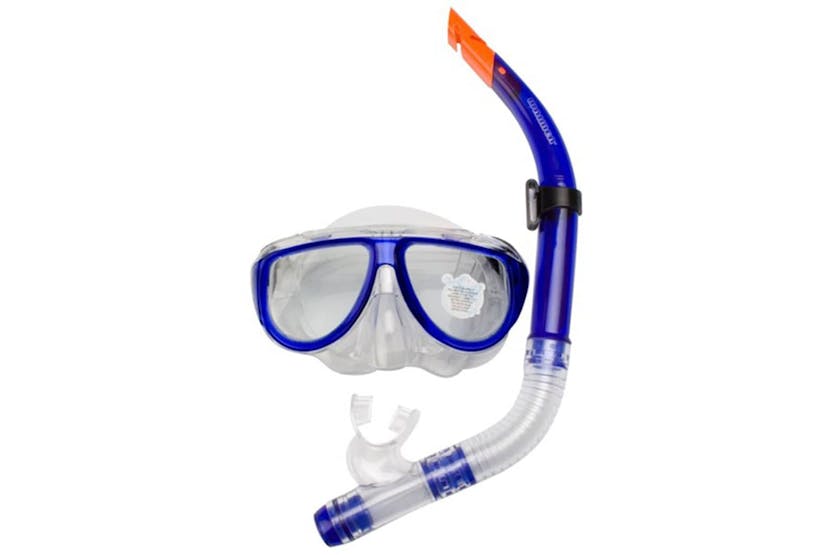 Waimea 403629 Senior Diving Mask With Snorkel Cobalt Blue 88di Waimea 403629 Senior Diving Mask With Snorkel Cobalt Blue 88di