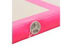 vidaXL 91915 Inflatable Gymnastics Mat with Pump | Grey & Pink vidaXL 91915 Inflatable Gymnastics Mat with Pump | Grey & Pink