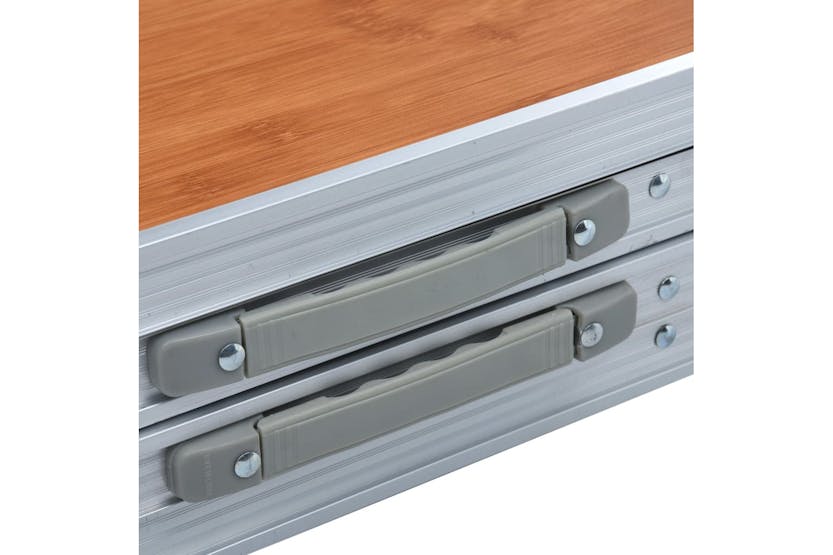 vidaXL 48176 Foldable Camping Table Aluminium 240x60cm vidaXL 48176 Foldable Camping Table Aluminium 240x60cm