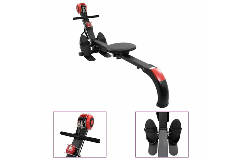 vidaXL 92013 Folding Rowing Machine Adjustable Resistance vidaXL 92013 Folding Rowing Machine Adjustable Resistance