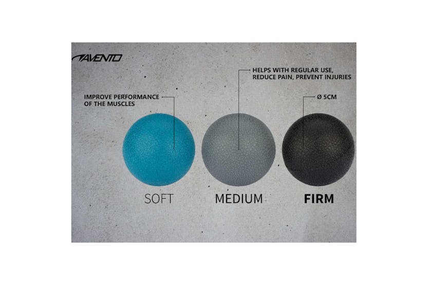 Avento 433436 Massage Balls Set Of 3 Dia. 5.0 Cm Avento 433436 Massage Balls Set Of 3 Dia. 5.0 Cm