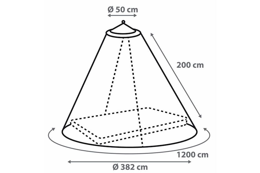 Bo-camp 423791 Mosquito Net Round 2-person Bo-camp 423791 Mosquito Net Round 2-person