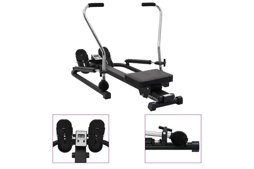 vidaXL 92014 Rowing Machine 5 Level Hydraulic Resistance vidaXL 92014 Rowing Machine 5 Level Hydraulic Resistance