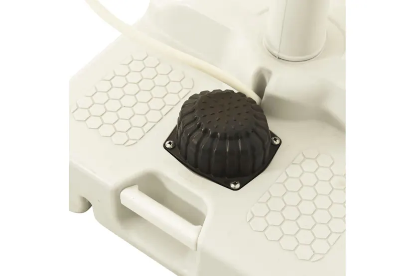 vidaXL 3186678 Camping Hand Wash Stand With Wheeled Water Tank Grey vidaXL 3186678 Camping Hand Wash Stand With Wheeled Water Tank Grey