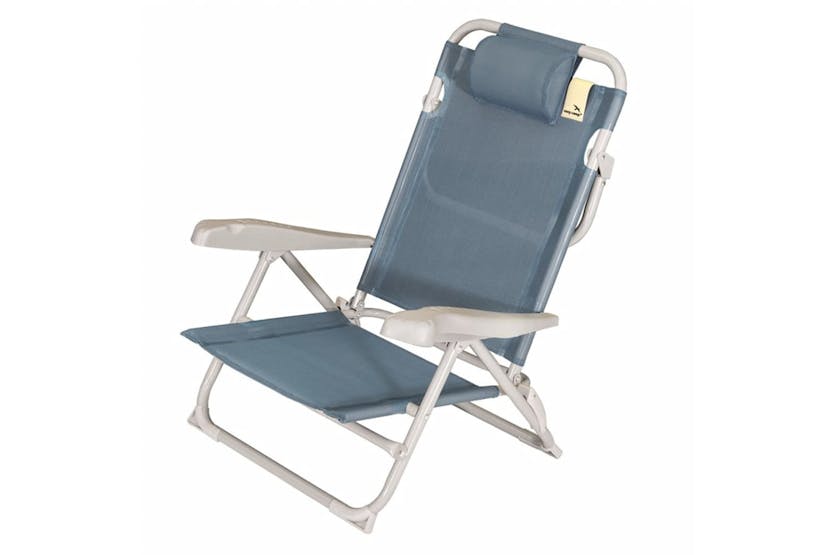 Easy Camp 441796 Folding Beach Chair Breaker Ocean Blue Easy Camp 441796 Folding Beach Chair Breaker Ocean Blue
