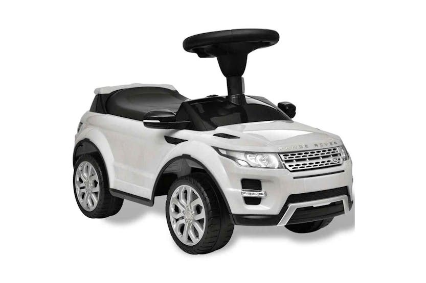 Vidaxl Land Rover 348 Kids Ride-on Car with Music | White Vidaxl Land Rover 348 Kids Ride-on Car with Music | White