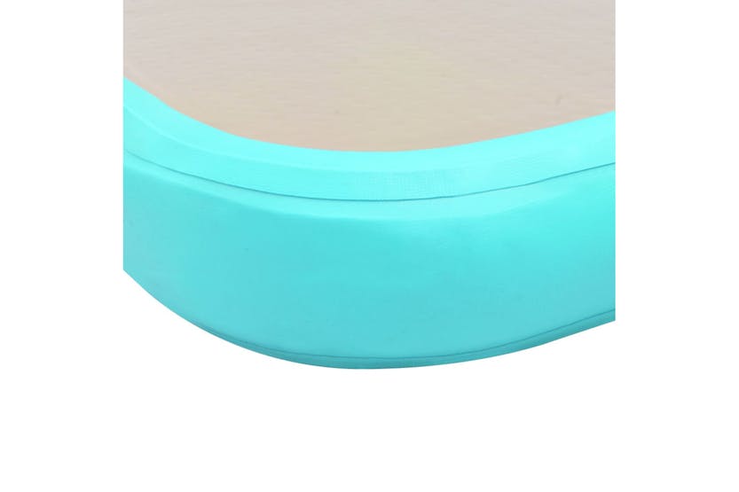 vidaXL 91929 Inflatable Gymnastics Mat With Pump 800x100x10cm Pvc Green vidaXL 91929 Inflatable Gymnastics Mat With Pump 800x100x10cm Pvc Green