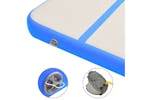 vidaXL 92680 Inflatable Gymnastics Mat With Pump 400x100x20cm Pvc Blue vidaXL 92680 Inflatable Gymnastics Mat With Pump 400x100x20cm Pvc Blue