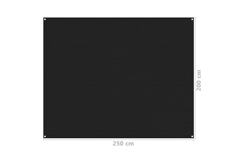 vidaXL 310779 Tent Carpet 250x200cm Black vidaXL 310779 Tent Carpet 250x200cm Black