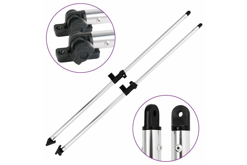 vidaXL 92389 Bimini Top Support Poles 2 Pcs Aluminium vidaXL 92389 Bimini Top Support Poles 2 Pcs Aluminium
