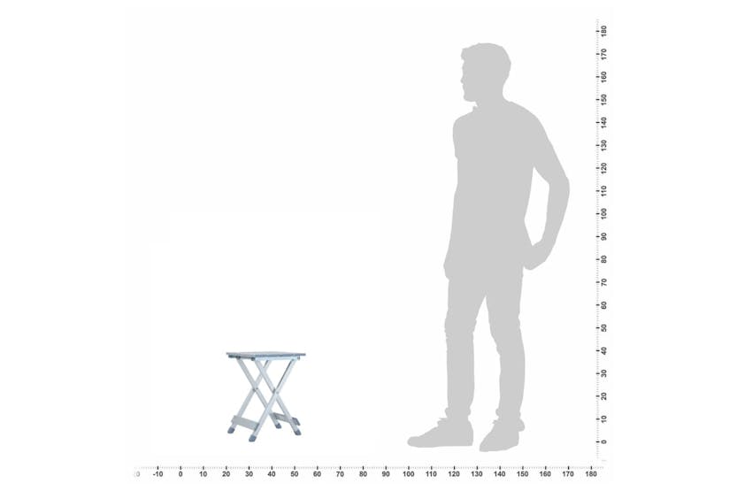 vidaXL 48184 Camping Stool Aluminium 28x26x39cm vidaXL 48184 Camping Stool Aluminium 28x26x39cm