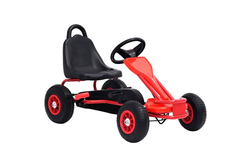 Vidaxl Pedal Go-kart With Pneumatic Tyres | Red Vidaxl Pedal Go-kart With Pneumatic Tyres | Red