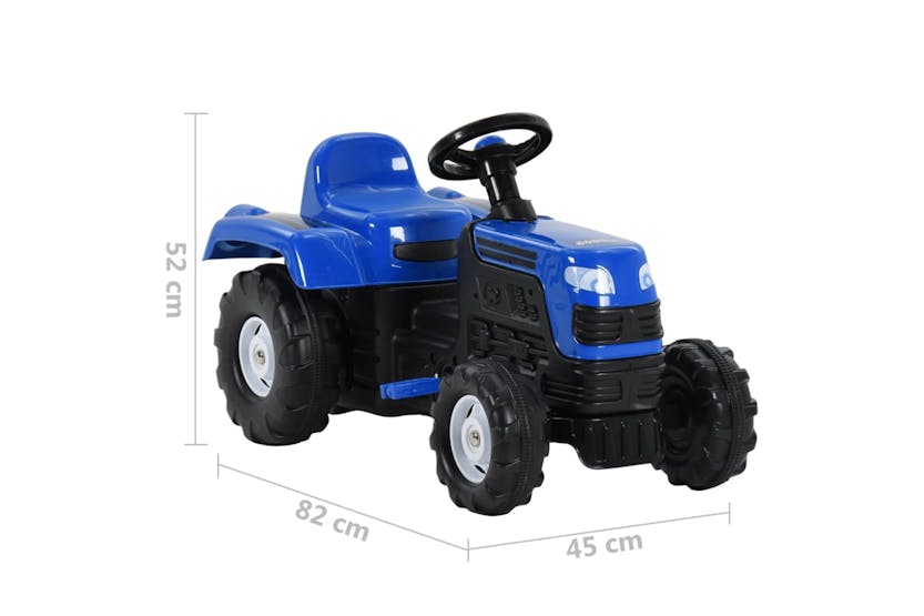 vidaXL 80376 Pedal Tractor For Kids Blue vidaXL 80376 Pedal Tractor For Kids Blue